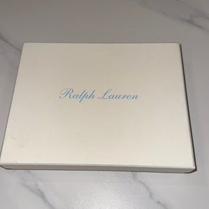 RALPH LAUREN GIFT BOX WHITE WIL ALSO PROVIDE AUTHENTIC RIBBON 9.25 x 7.25 x 1.75
